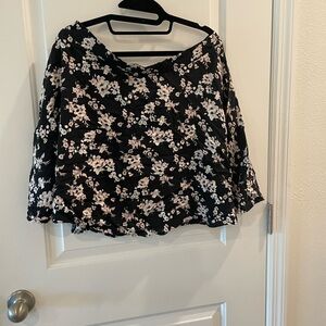 Floral skater skirt